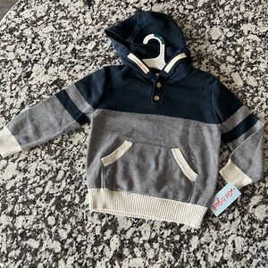 LAST ONE!!  Cat & Jack NEW hooded sweater